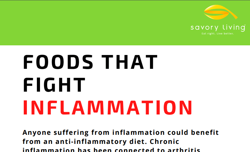 Food fghts inflammation