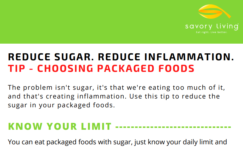 Sugar infographics
